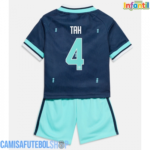 Camisa de time de futebol Alemanha Jonathan Tah #4 Replicas 2º Equipamento Infantil Mundo 2026 Manga Curta (+ Calças curtas)